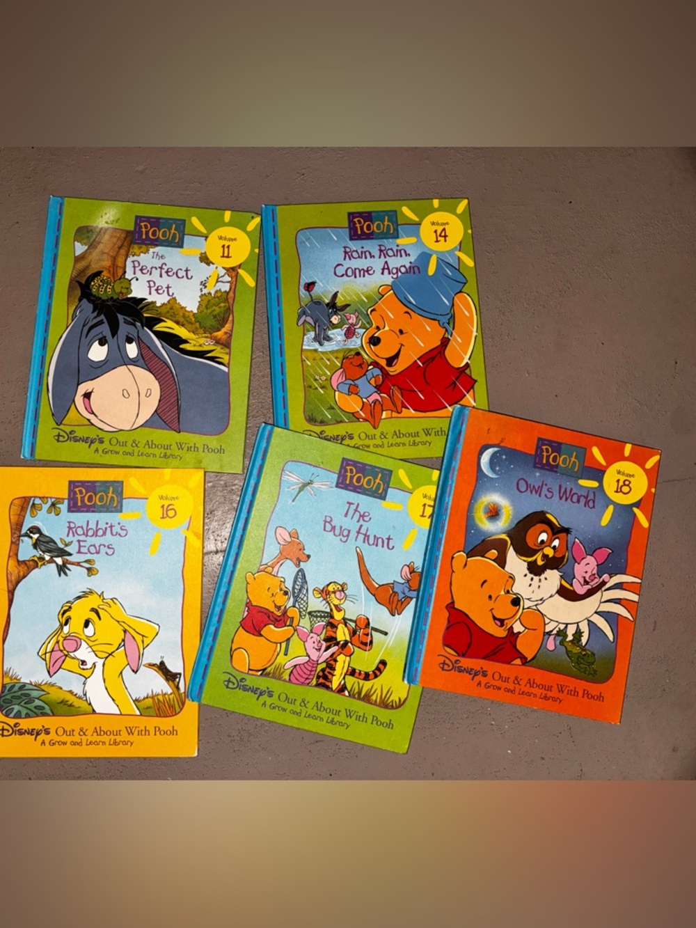 Disney Out and About with Pooh Book Set -11, 14, 16, 17 and 18